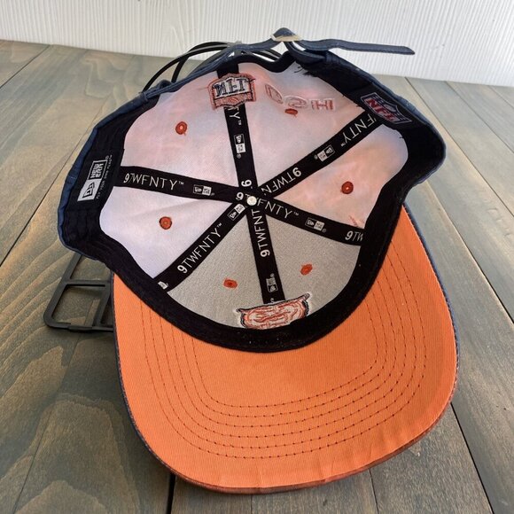 Rare Chicago Bears New Era 9TWENTY Blue Flame Sideline Adjustable GSH Cap (B4) - Picture 8 of 10